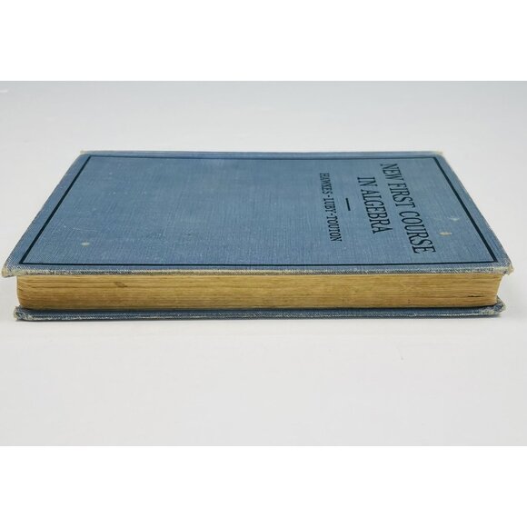 New First Course In Algebra by Hawkes-Luby-Touton 1925 Texas Textbook Hardcover - Picture 13 of 13